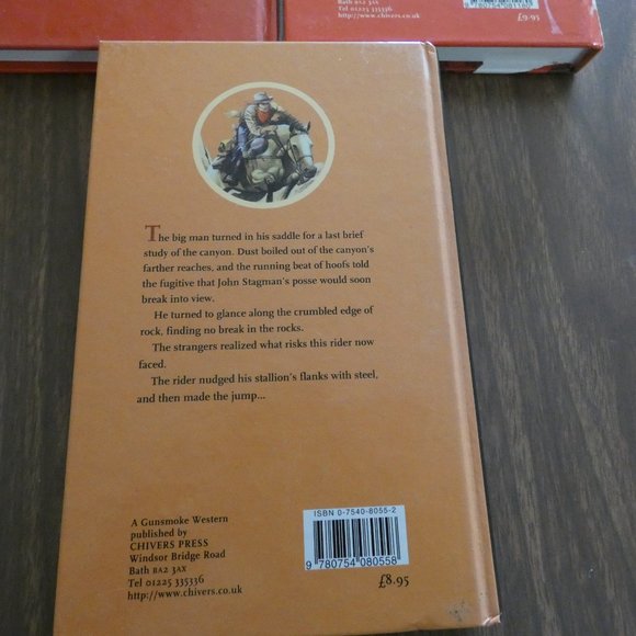 5 Vintage Western Hardback Books Various Authors - Picture 8 of 8